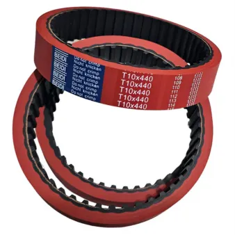 Correia De Arraste 630 T10 40 Revest. Vermelho O Par