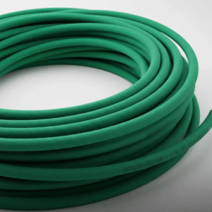 Cordão De Pu Correia Aspero Pu Verde 5mm - 10 Metros