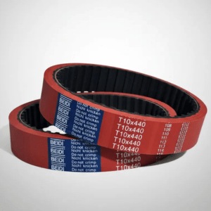 Correia De Arraste 630 T10 40 Revest. Vermelho O Par