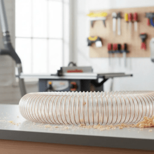 Mangueira Sucção Vacuo Ar Transparente 4 Pol - 5 Metros